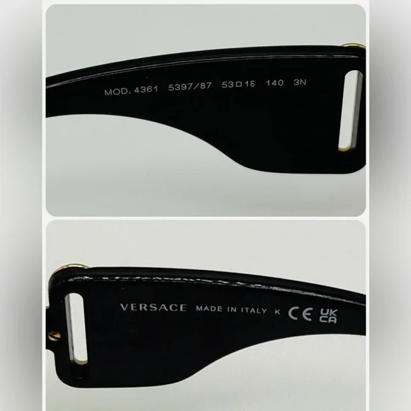 Versace Medusa Biggie Studded Sunglasses - Picture 11 of 15